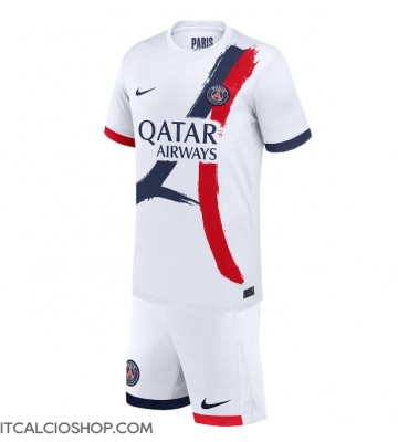 Paris Saint-Germain Seconda Maglia Bambino 2024-25 Manica Corta (+ Pantaloni corti)